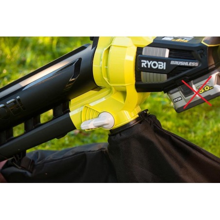 Ryobi One+ OBV18 Electric Leaf Blower & Garden Vacuum - Powerful, Lightweight, No Battery Included - SKU 4892210157904